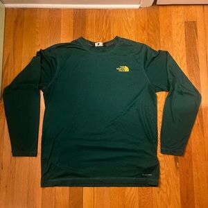 The North Face Men's Dark Green Long Sleeve Tee